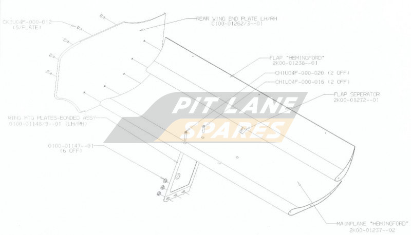 HEMINGFORD REAR WING ASSEMBLY